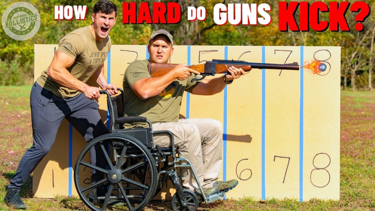 How HARD Do Guns KICK ???