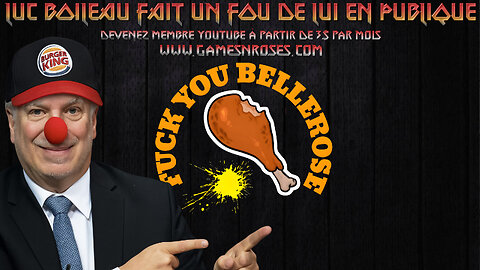 GAMES N ROSES LIVE: LUC BOILEAU FAIT UN FOU DE LUI EN PUBLIQUE