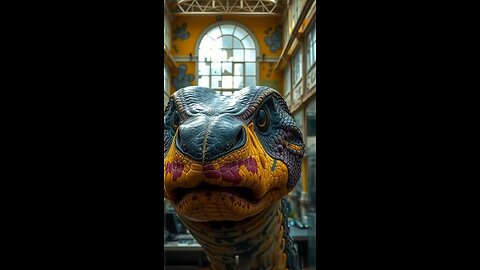 the big snake😱😱