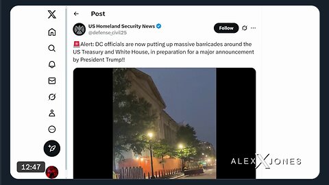 VIDEO: DC On Alert For Potential Iran Sleeper Cells/Bio-terror Attacks - Alex Jones Reports
