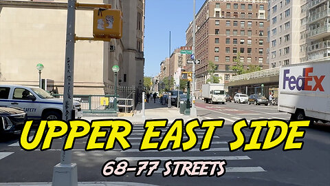 Upper East Side - 68-77 Streets - New York City - 4K