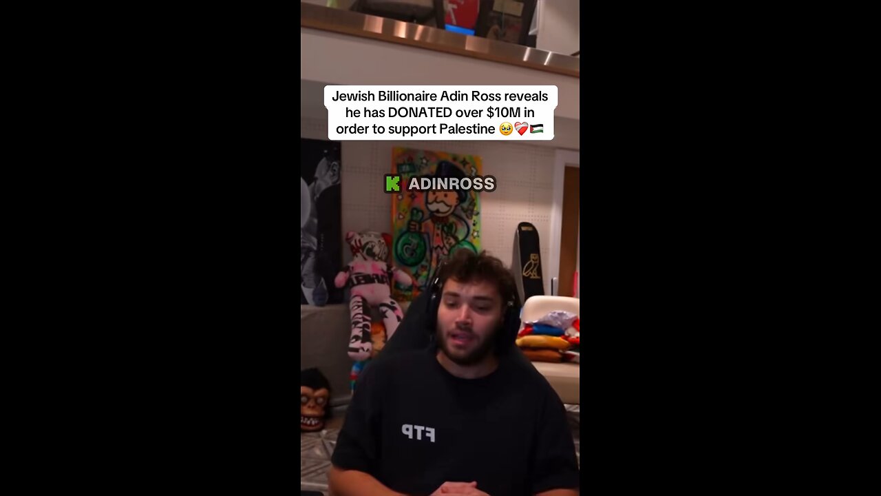 Adin Ross Donated 10 million for Palestine