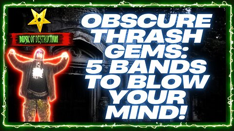💥Obscure Thrash Gems : 5 Bands To Blow Your Mind💥