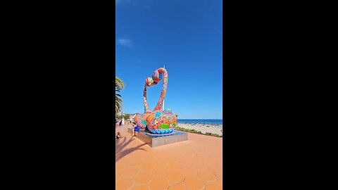 The Love Birds in Benidorm