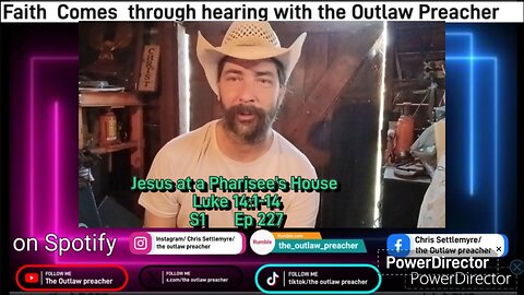 Jesus at a Pharisee’s House Luke 14:1-14 S1 Ep 227 #theoutlawpreacher