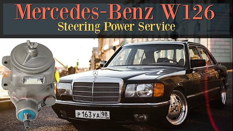 Mercedes Benz W126 - How to service the power steering tutorial