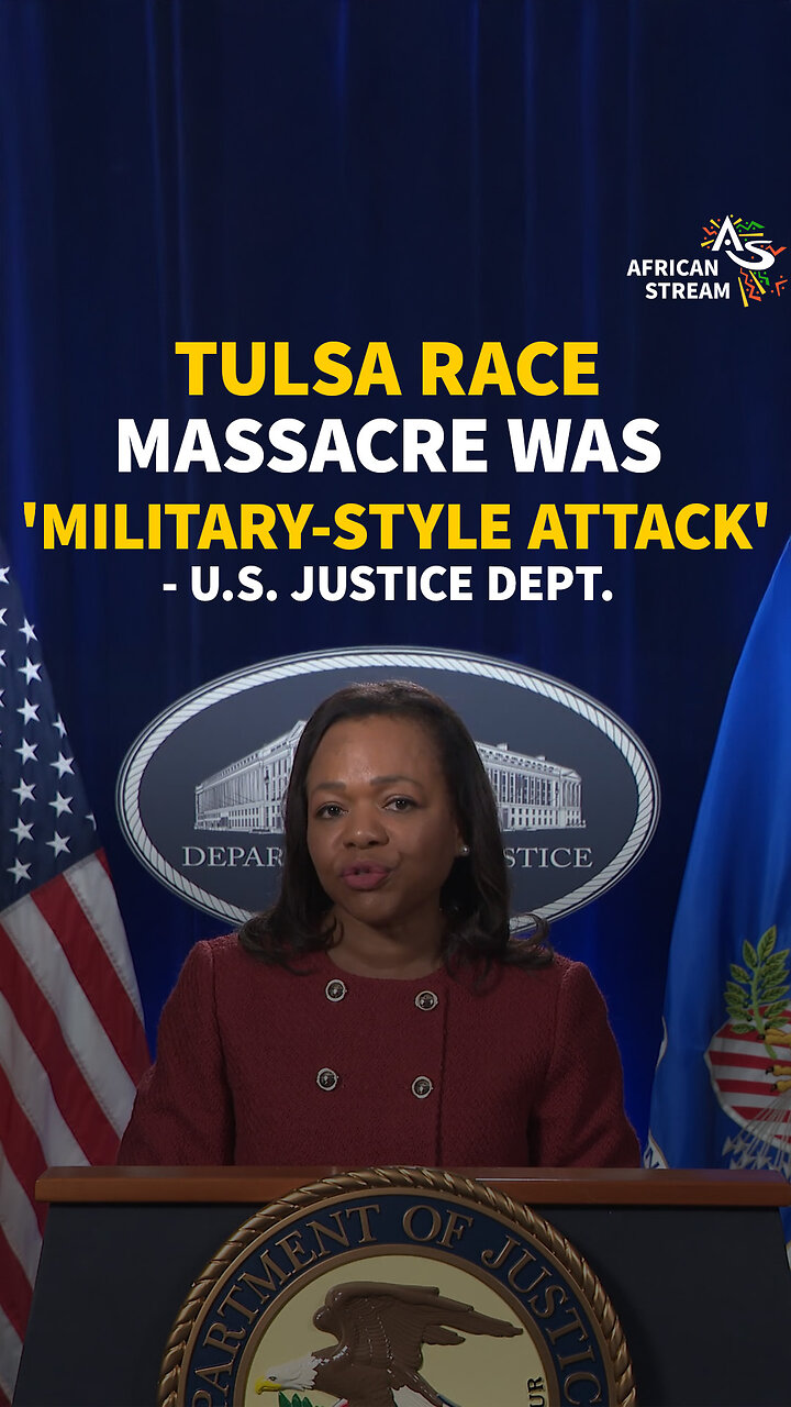 TULSA RACE MASSACRE WAS MILITARY-STYLE ATTACK - U.S. JUSTICE DEPT.
