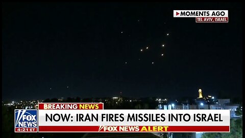 NEW: Iran Fires Missiles Into Israel