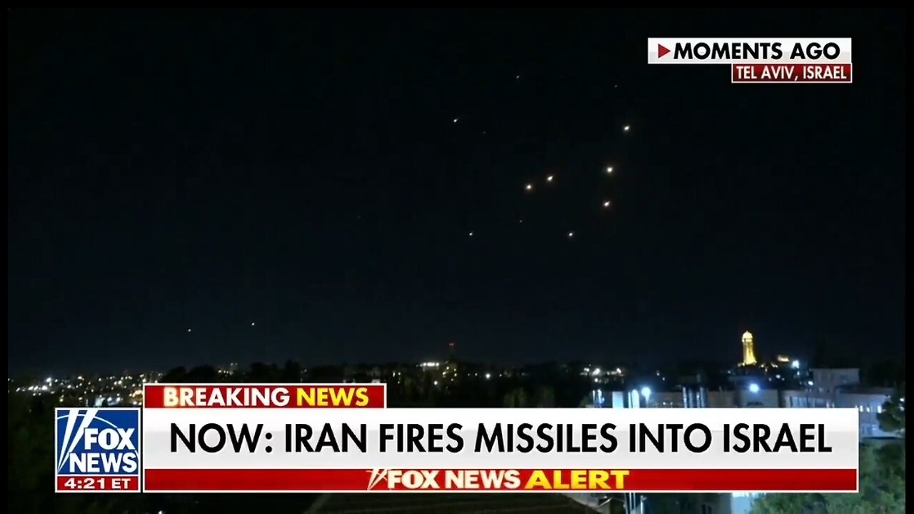NEW: Iran Fires Missiles Into Israel