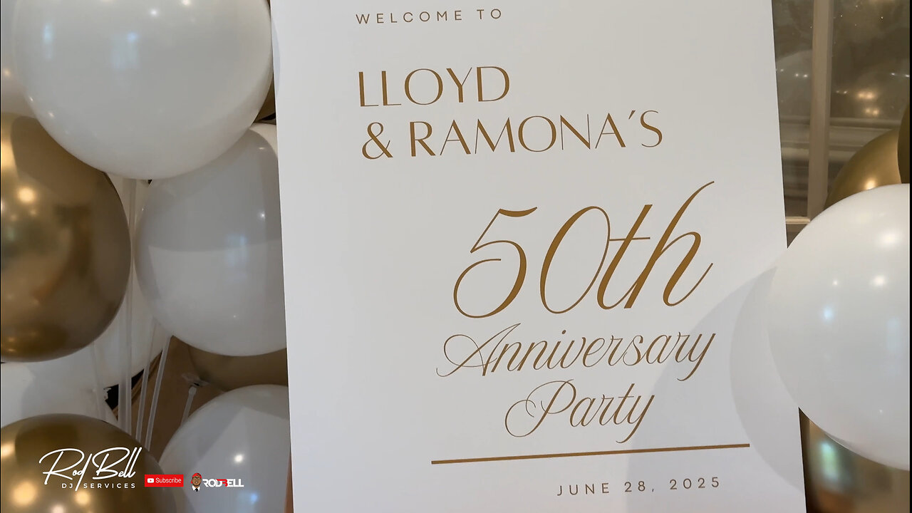 Happy 50th Anniversary Lloyd & Ramona Mitchell