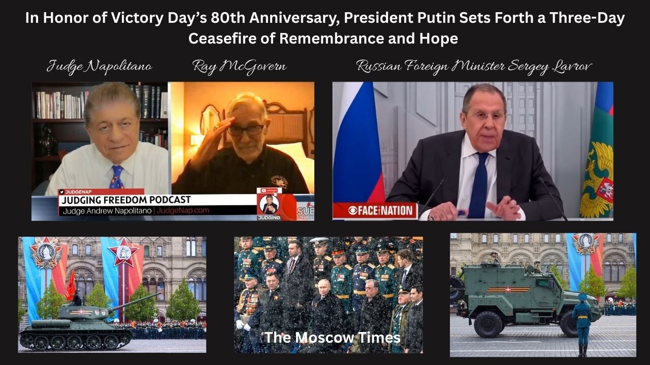 Judge Napolitano - Ray McGovern : LIVE From Moscow!