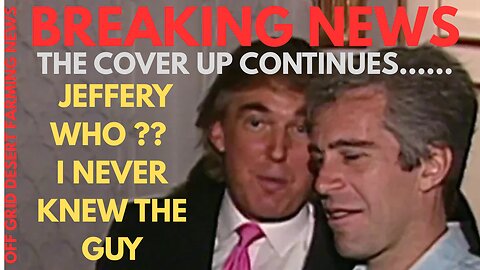 BREAKING NEWS: THE EPSTEIN COVER UP CONTINUES...RUSSIA HAMMERING UKRAINE WITH DRONES & MISSILES