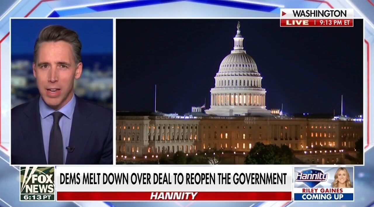 Sen Josh Hawley: It's Amazing Dems Wanted Americans To Suffer More
