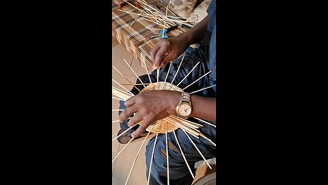 Mastering The Craft Of Rattan Table Matt Weaving