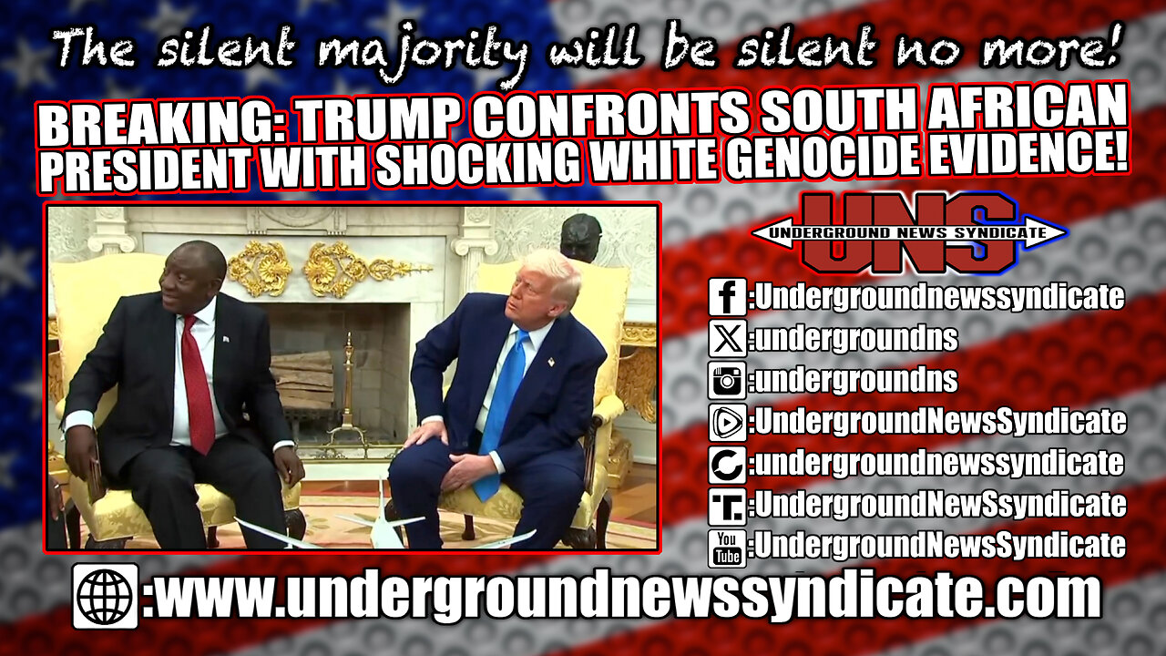 BREAKING: Trump Confronts South African President with Shocking White Genocide Evidence!