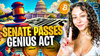 CRYPTO BILL, GENIUS ACT PASSES THE SENATE! LATEST BITCOIN NEWS