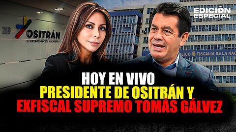 MAY 21 - El exfiscal supremo Tomás Gálvez y presidente de Ositrán Verónica Zambrano
