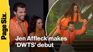 Jen Affleck makes 'DWTS' debut after Dunkin commercial drops
