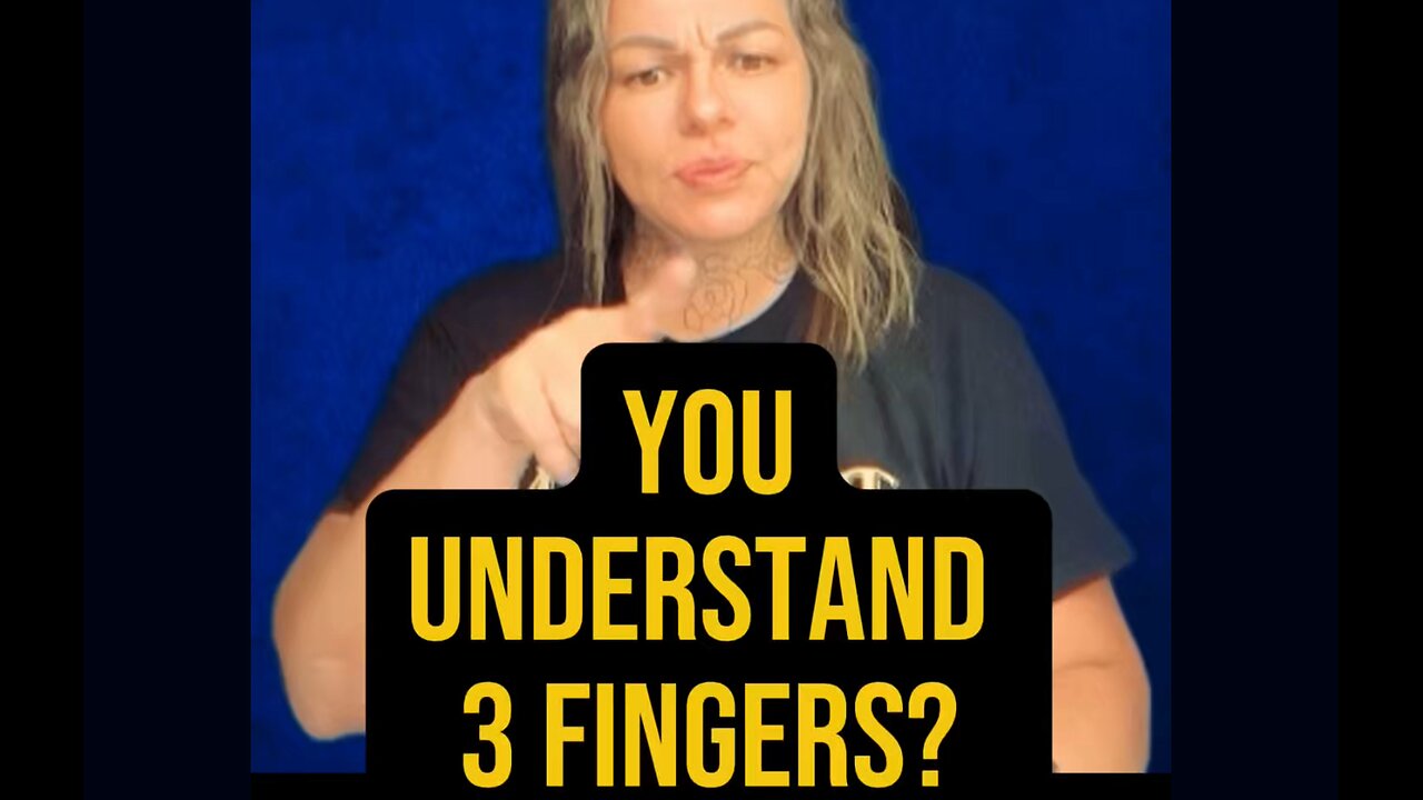 You Understand 3 FINGERS?! 🤔 #signlanguage #talk #asl #knowledge