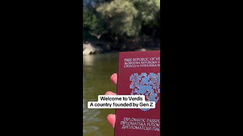 A 20-year-old guy founded a new country in Europe between Croatia and Serbia