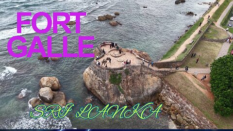 Galle Fort from Above | Stunning 4K Drone Circle Shot | Sri Lanka Aerial View | DJI AIR 3S