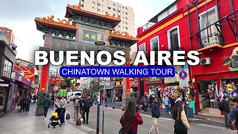 Buenos Aires, Argentina walking tour 4K 60 FPS | Chinatown (BARRIO CHINO) 2025