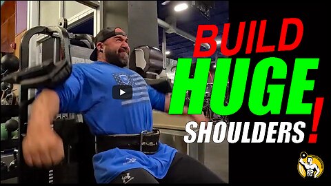 SHOULDER WORKOUT, LATERAL RAISES W/ BIG JAY MCGOWAN, SHOULDER EXERCISES, BEST SHOULDER EXERCISES
