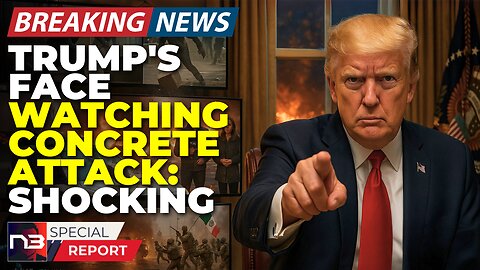 🚨BREAKING: WATCH: Trump's Face When He Sees Concrete DROPPED On Police - Then He Did THIS
