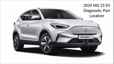 MG ZS EV Diagnostic Port Location