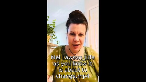 Mel Lawson_Life as you know it is about to change