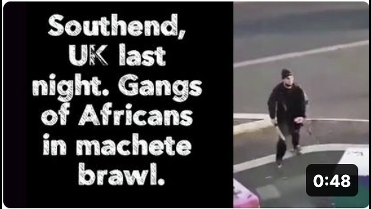 "Southend, UK: African Gangs Engage in Machete Brawl"