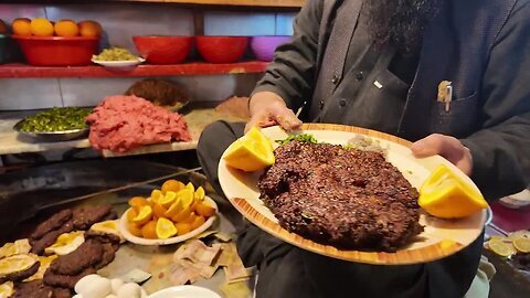 Most Crowd Afghan massive Chapli Kabab _ Street food Afghanistan