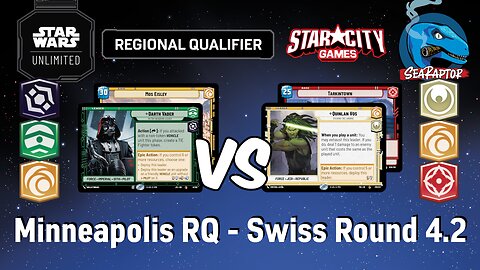 Star Wars Unlimited - Set 4 Minneapolis RQ - Round 4.2: Darth Vader (JTL) vs. Quinlan Vos