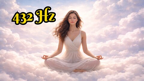 432Hz. Deep Relaxation. Cloud Meditation for Anxiety and Stress Relief