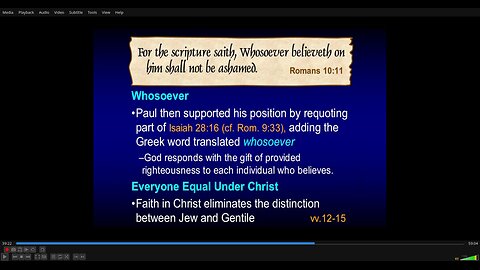 Romans by Chuck Missler Lesson 16