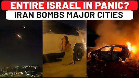 Iran Bombs Major Cities As Sirens Sound In Entire Israel; Fires, Panic In Tel Aviv, Haifa, South