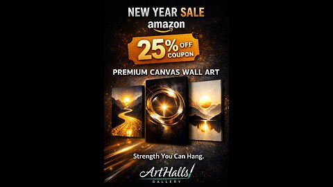 New Year Reset — 25% Amazon Canvas Sale