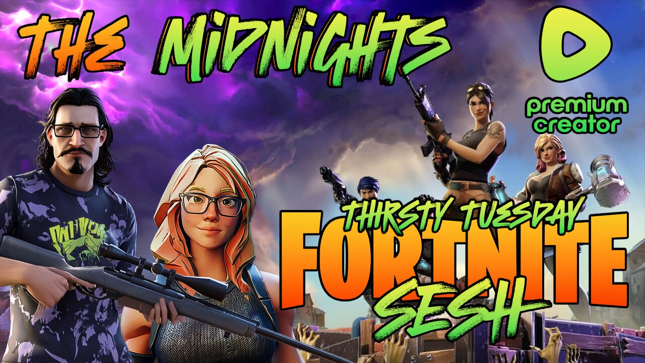 Gaming w/ PER·SE·VER·ANCE | Thirsty Thursday | Couples Fortnite Split Screen!