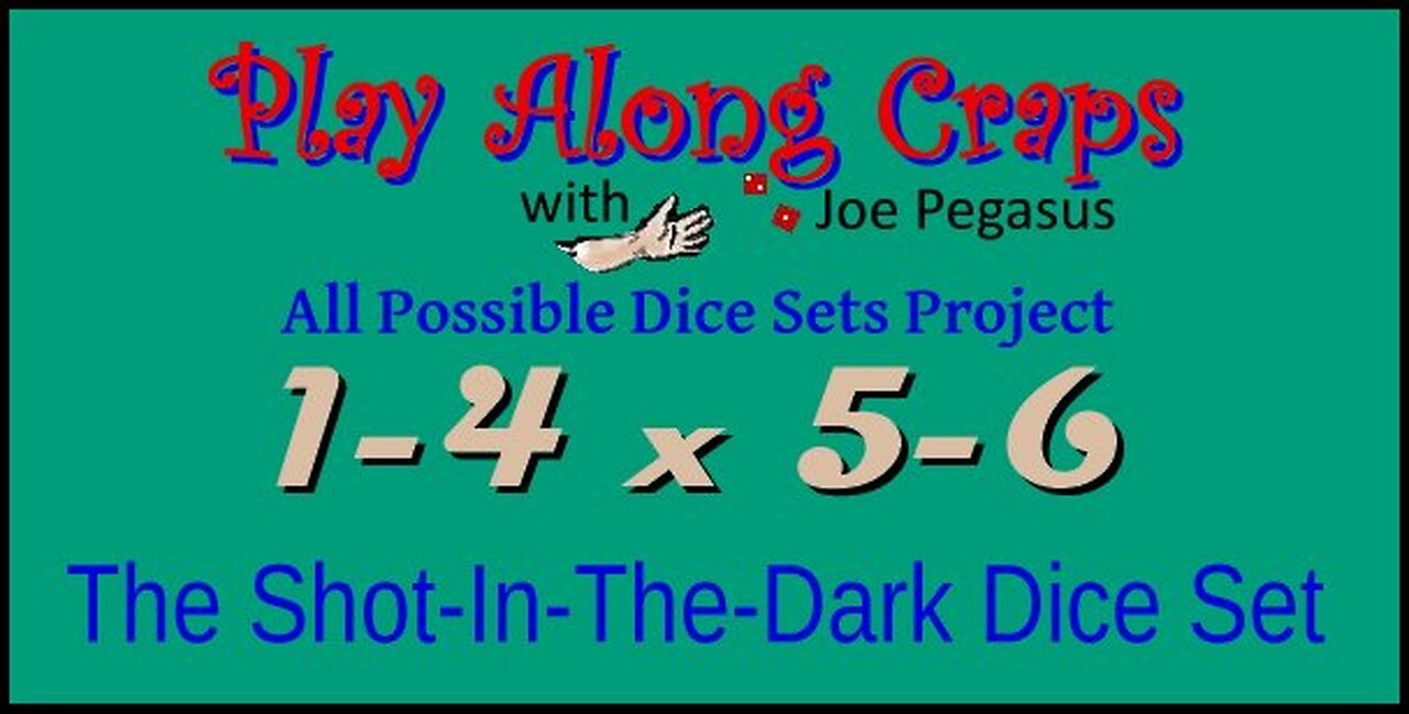 1-4 x 5-6 Dice Set On Hard Table