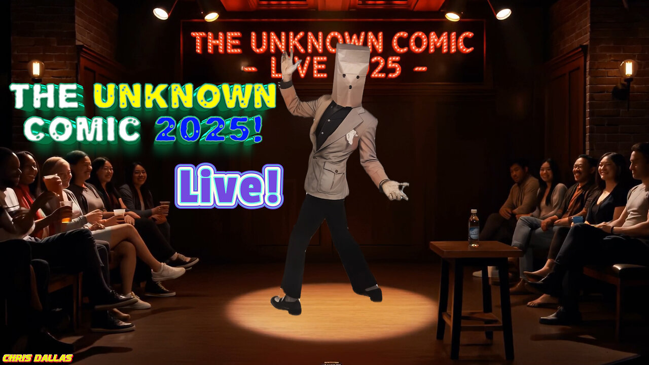 The Unknown Comic Live 2025! Bagged and Dangerous! Returns To SMOKE The Woke Mob! Funniest Bag Ever!