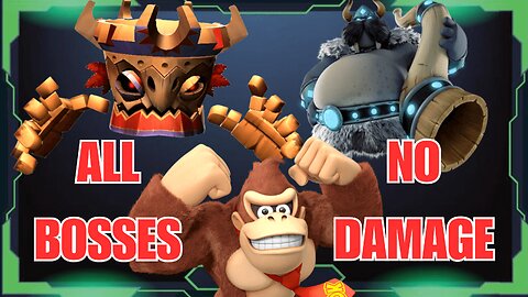 Donkey Kong Country Returns + Tropical Freeze: All Bosses NO DAMAGE! | No Hits, No Partners