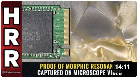 PROOF of morphic resonance captured on microscope video