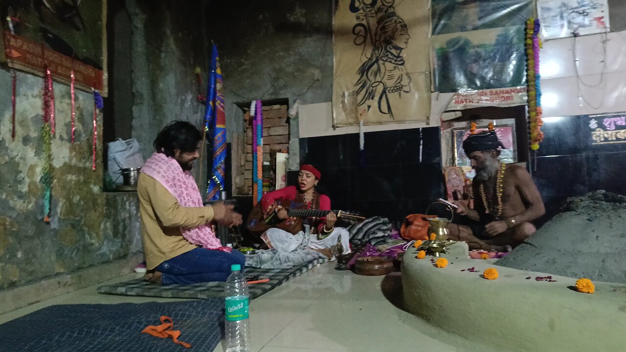 🔥 BRAZILIAN GIRL & GURUJI BABA’S MAGICAL MUSIC SESSION! �✨ #Viral #AmazonVibes