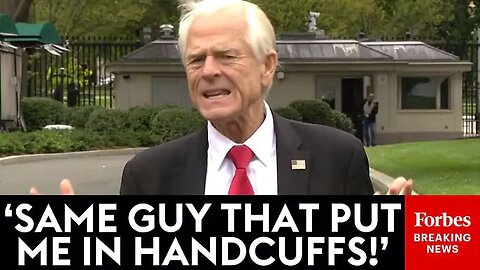 Peter Navarro Lays Out Weaponization Allegations After FBI Agent Shockingly Fired