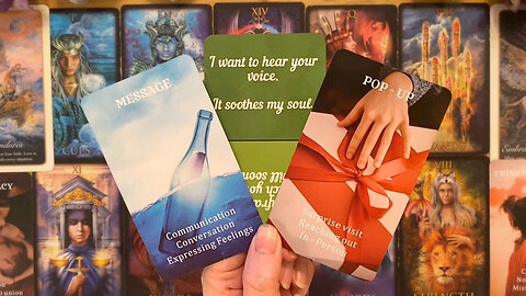 READY OR NOT! HERE THEY COME! 🥰 SOMEONE IS DYING TO HEAR YOUR VOICE (LOVE READING) ❤️ #love #tarot