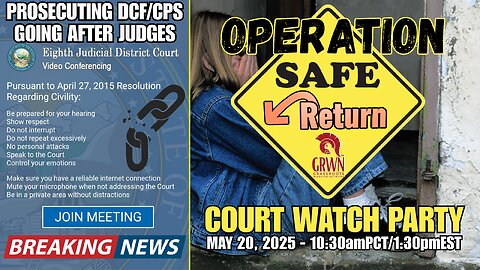 BREAKING: OSR - Nevada Court Watch - DCF/CPS turns #RICO