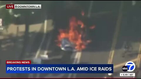 ABC’s Describes Violent Riots in L.A. as ‘Just A Bunch of People Having Fun Watching Cars Burn’