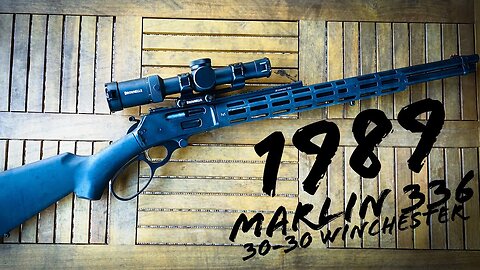1989 Marlin Model: 336 30-30 Winchester Lever-Action Rifle