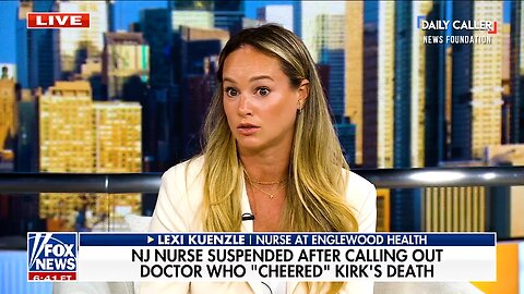 NJ Nurse SUSPENDED After Exposing Doctor Who Allegedly 'Cheered' Charlie Kirk’s Death