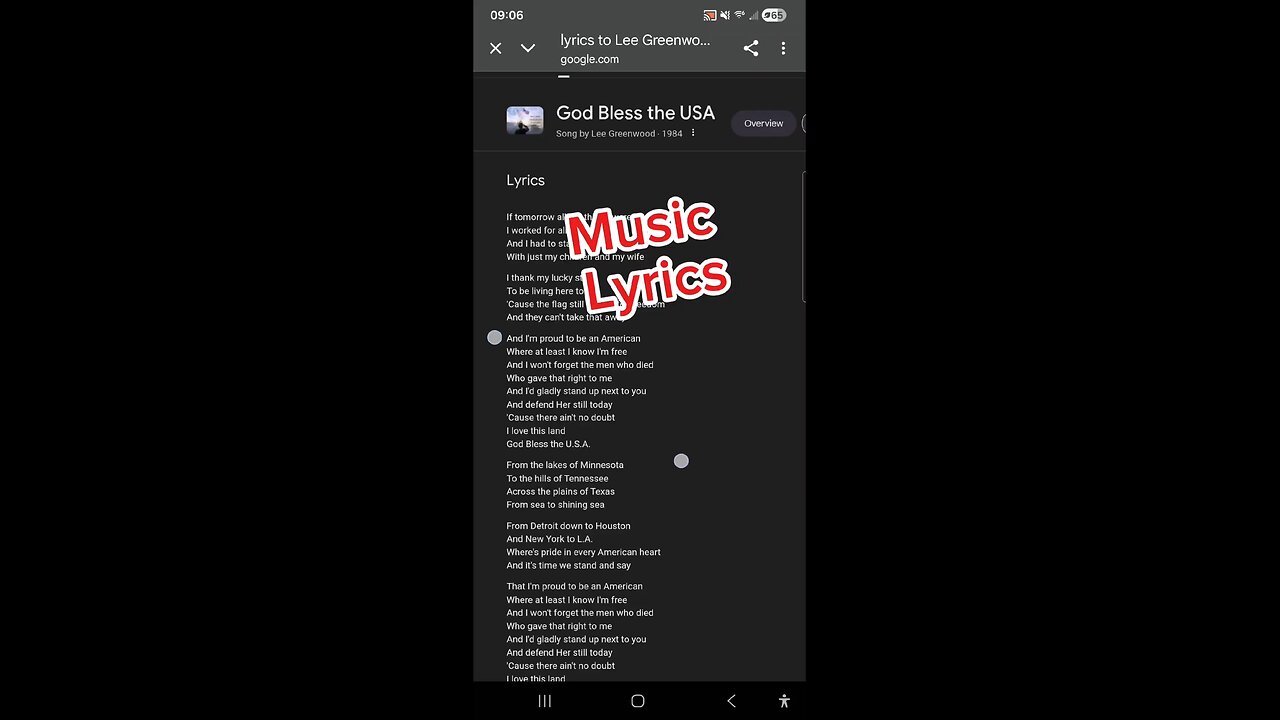 Music Lyrics